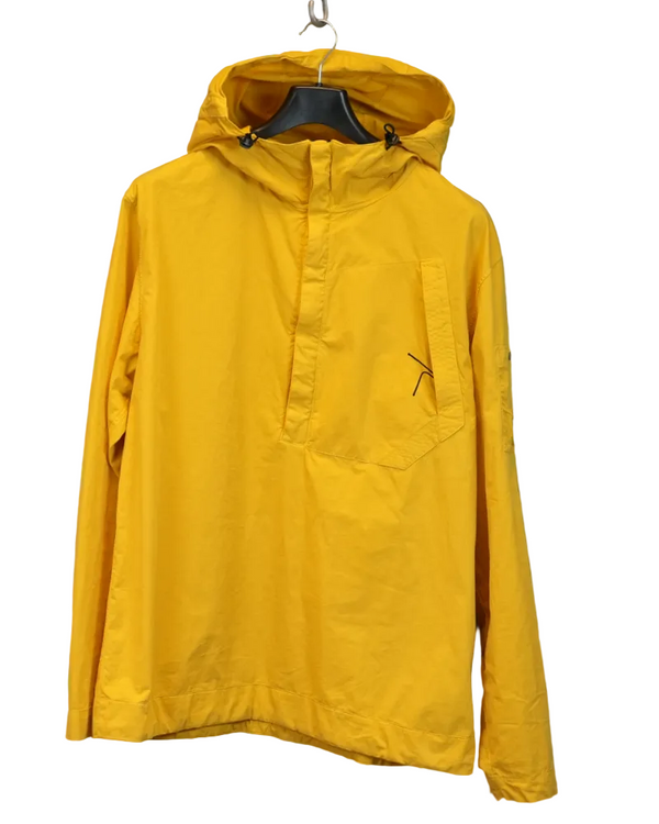 C.p Company Lightweight Half Zip Cotton Smock Yellow front view