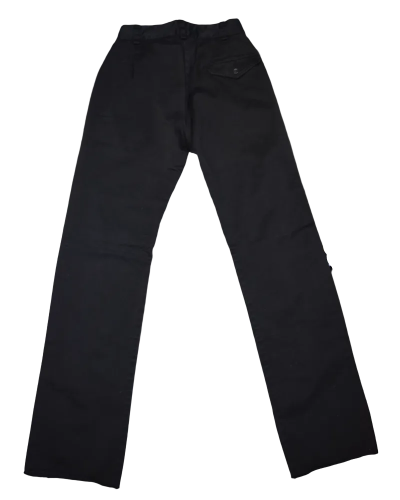 Stone Island Denims Trousers Black front view