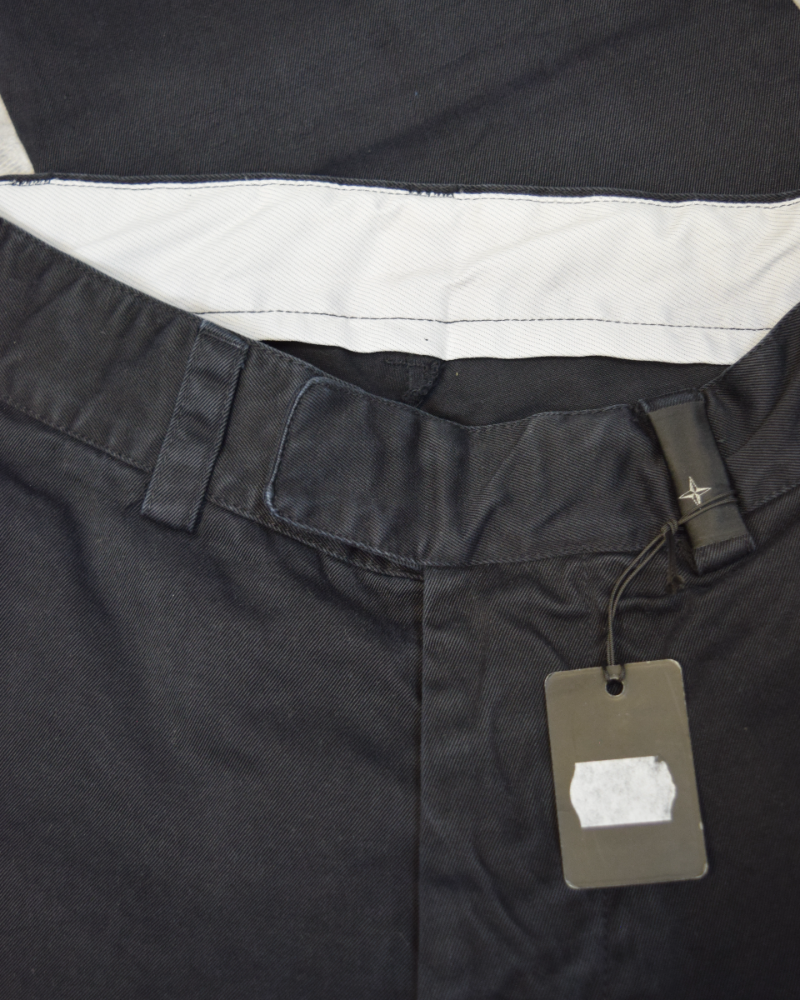 Stone Island Denims Trousers Black detail view