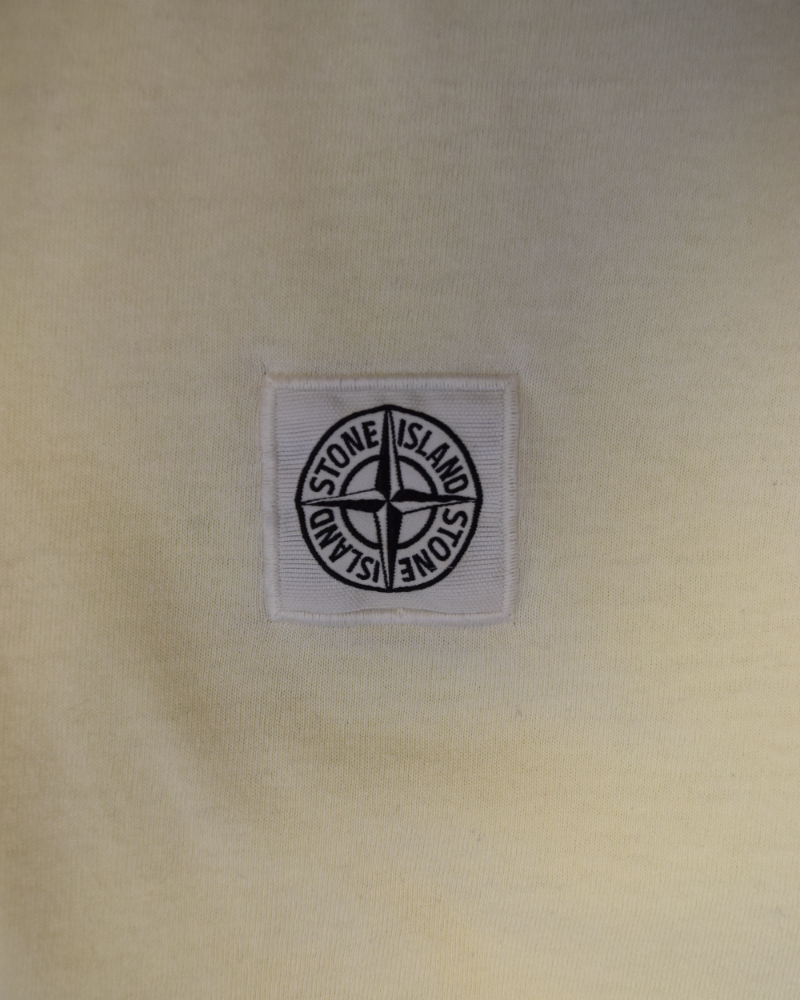 Stone Island Patch Project Tee Shirt Cream detail view