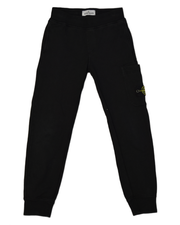 Stone Island Kids Joggers Black front view