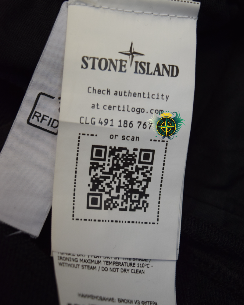Stone Island Kids Joggers Black detail view