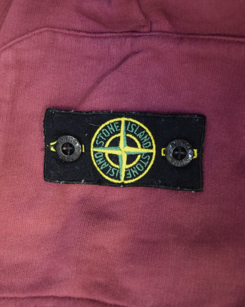 Stone Island Kids Joggers Maroon detail view