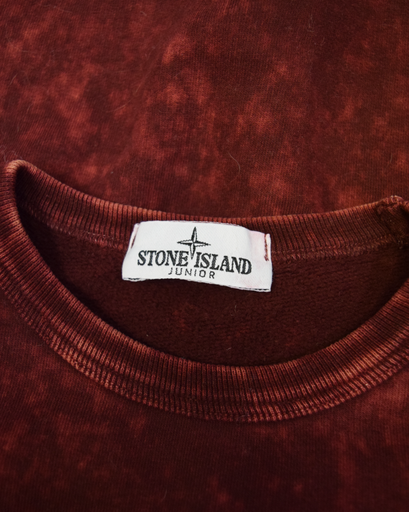 Stone Island Kids OVD Sweatshirt Red detail view