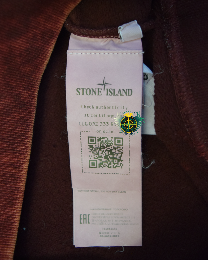 Stone Island Kids OVD Sweatshirt Red detail view