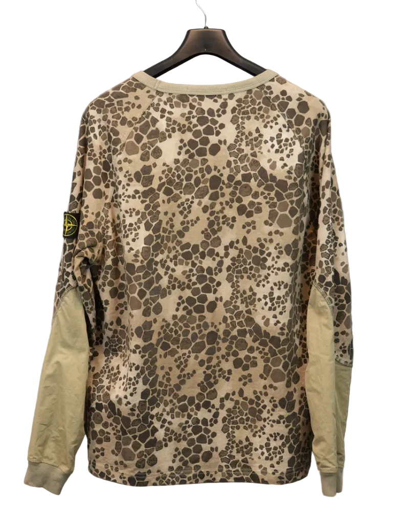 Stone Island Aligator Camo Sweatshirt Camo back view