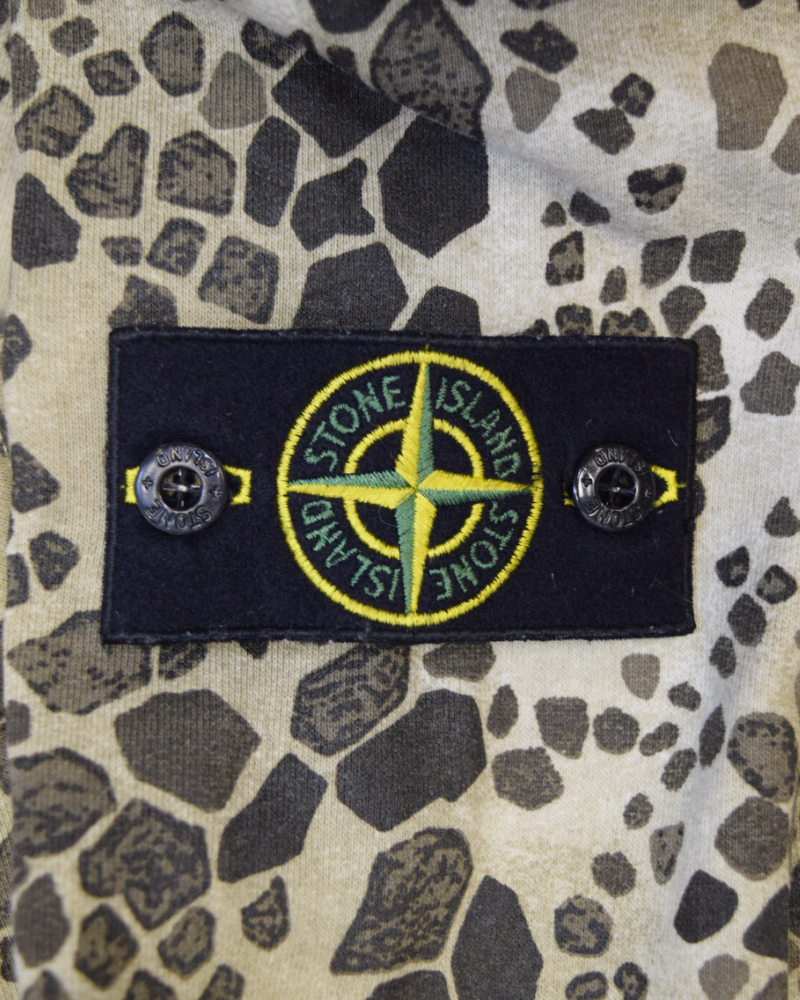 Stone Island Aligator Camo Sweatshirt Camo detail view
