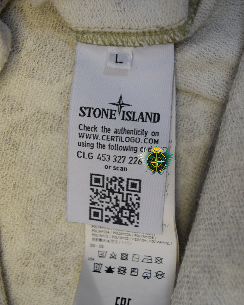 Stone Island Aligator Camo Sweatshirt Camo detail view