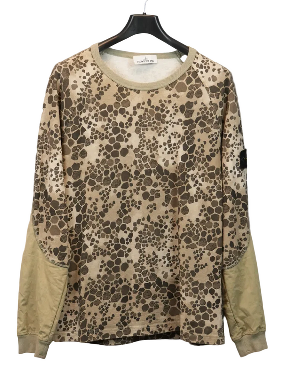 Stone Island Aligator Camo Sweatshirt Camo front view