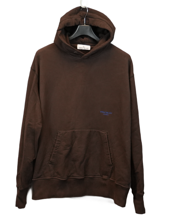 Stone Island Marina Hoodie Brown front view