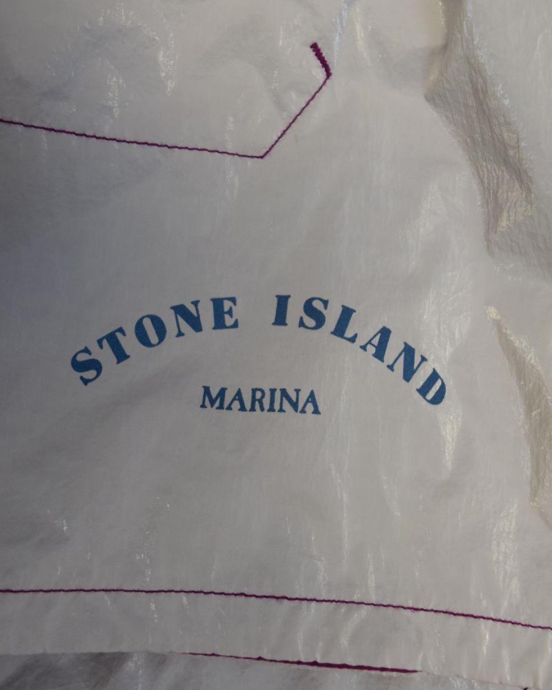 Stone Island Marina Prismatic Shorts Purple detail view