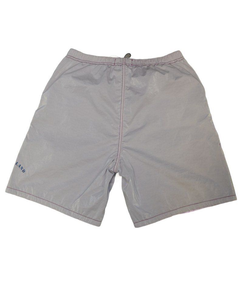 Stone Island Marina Prismatic Shorts Purple back view