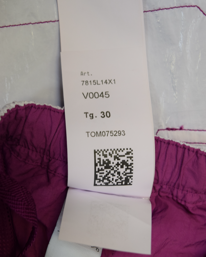 Stone Island Marina Prismatic Shorts Purple detail view