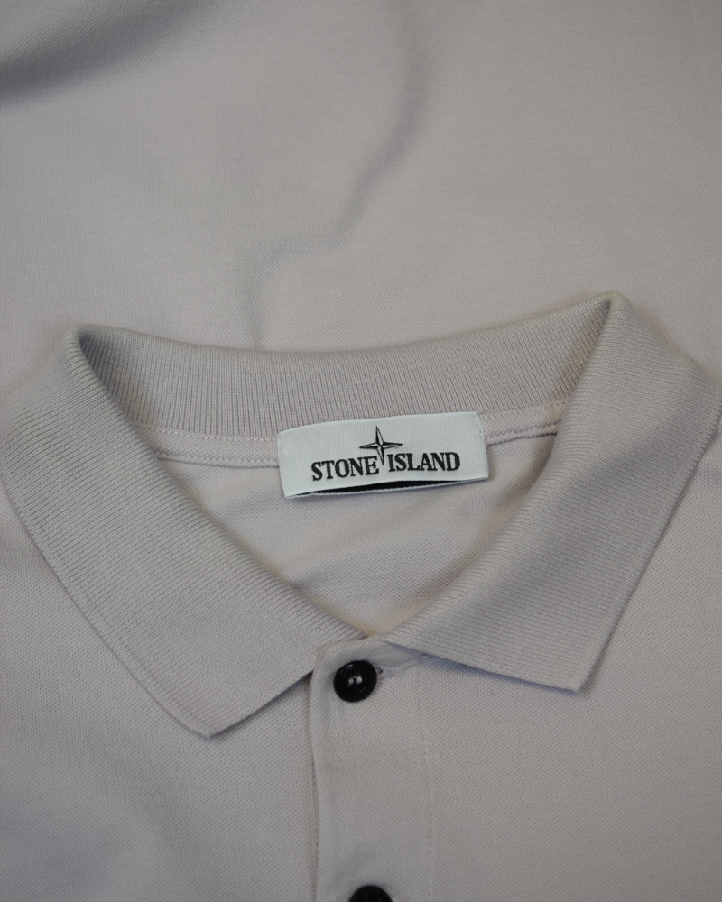 Stone Island Stellina Polo Shirt Light Pink detail view