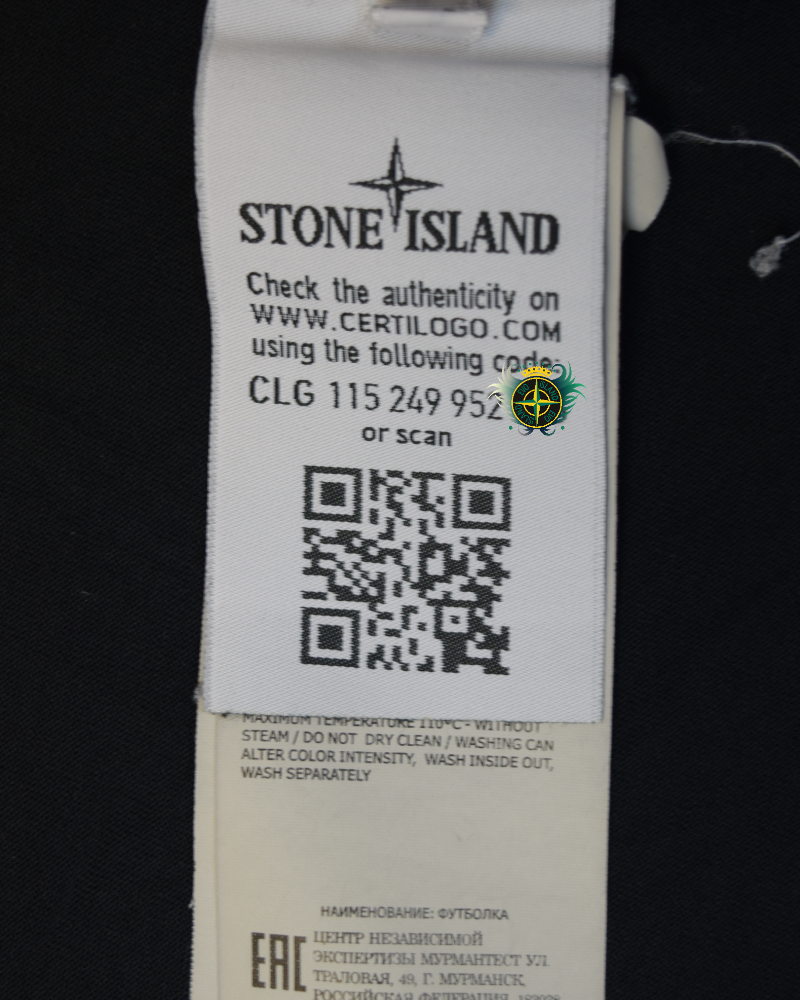 Stone Island Patch Project T-Shirt Black detail view