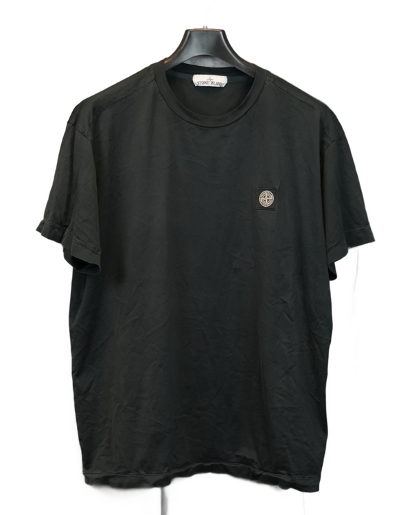 Stone Island Patch Project T-Shirt Black front view