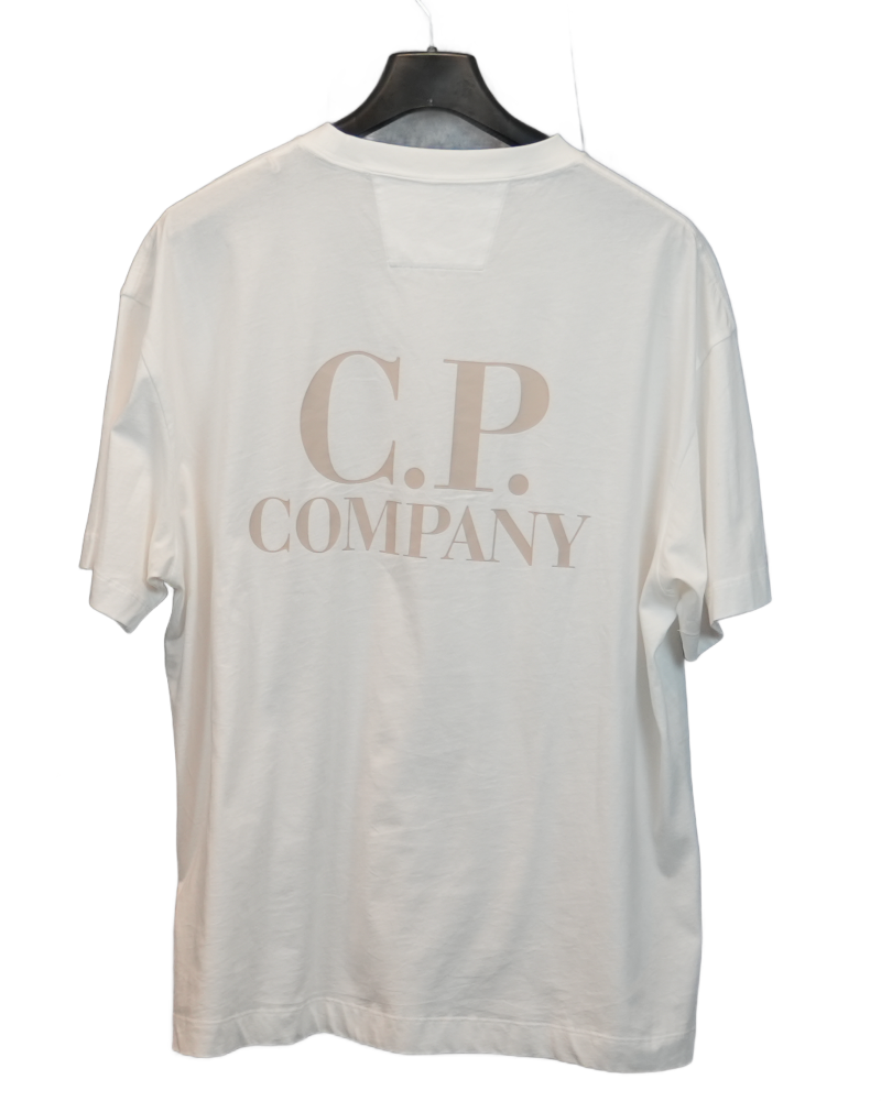 C.P. Company Back Print Logo T-Shirt White back view