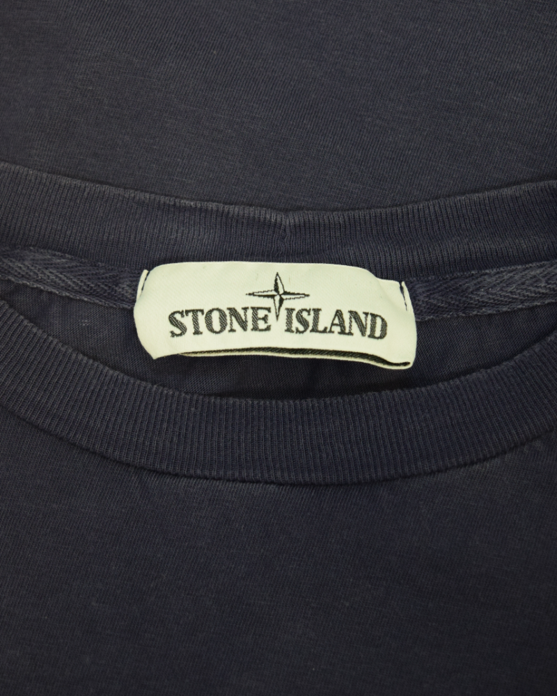 Stone Island Patch Project T-Shirt Navy Blue detail view