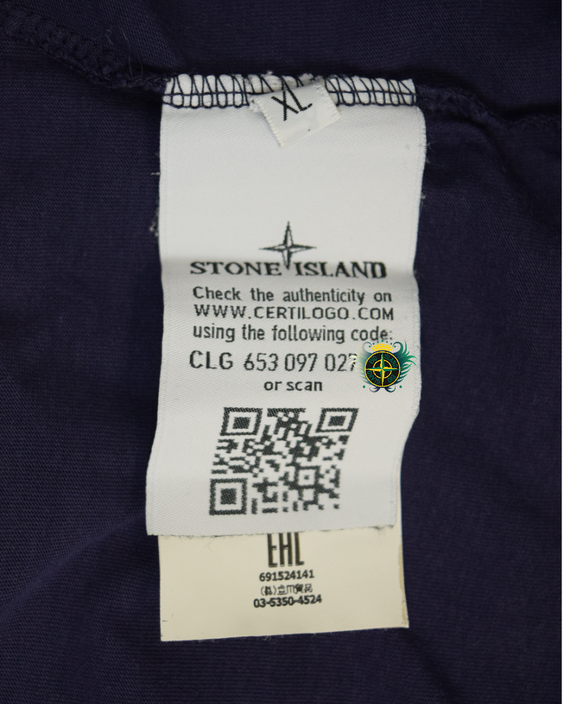 Stone Island Patch Project T-Shirt Navy Blue detail view
