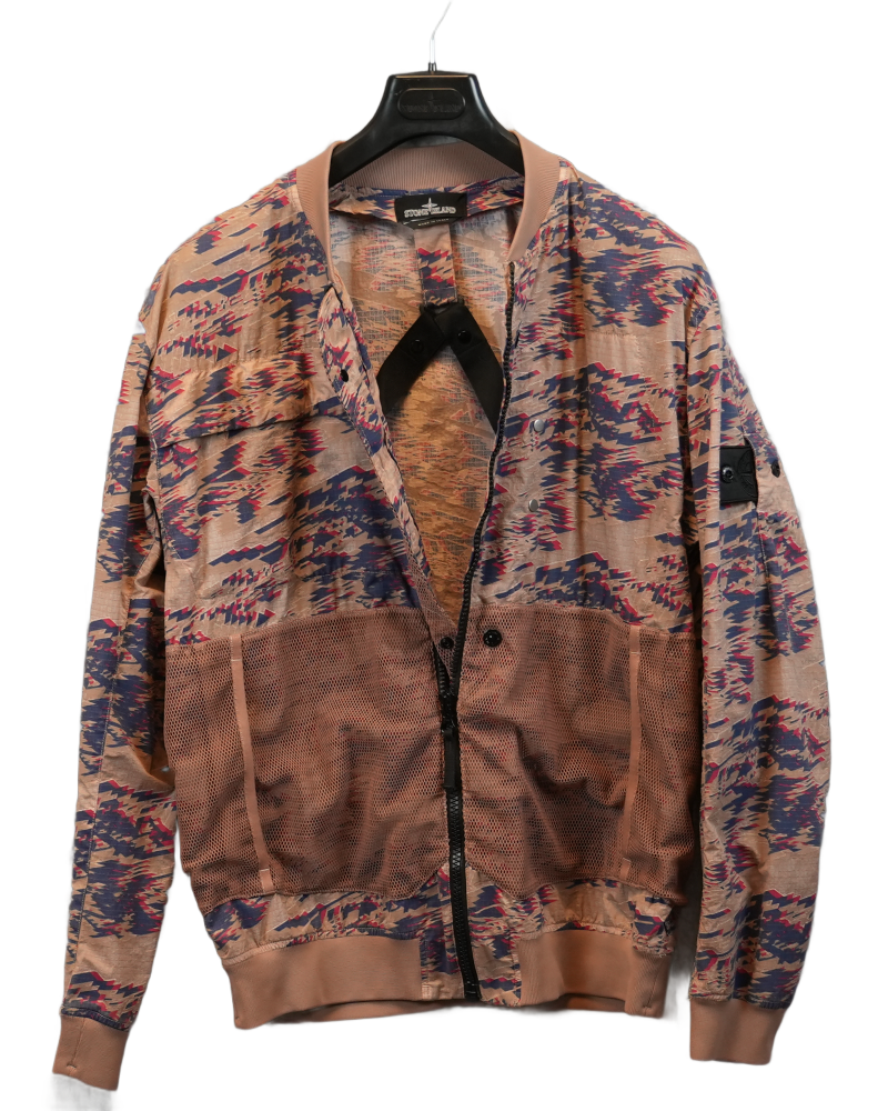 Stone island Shadow Project DPM Ripstop Devore Jacket Pink Camo back view