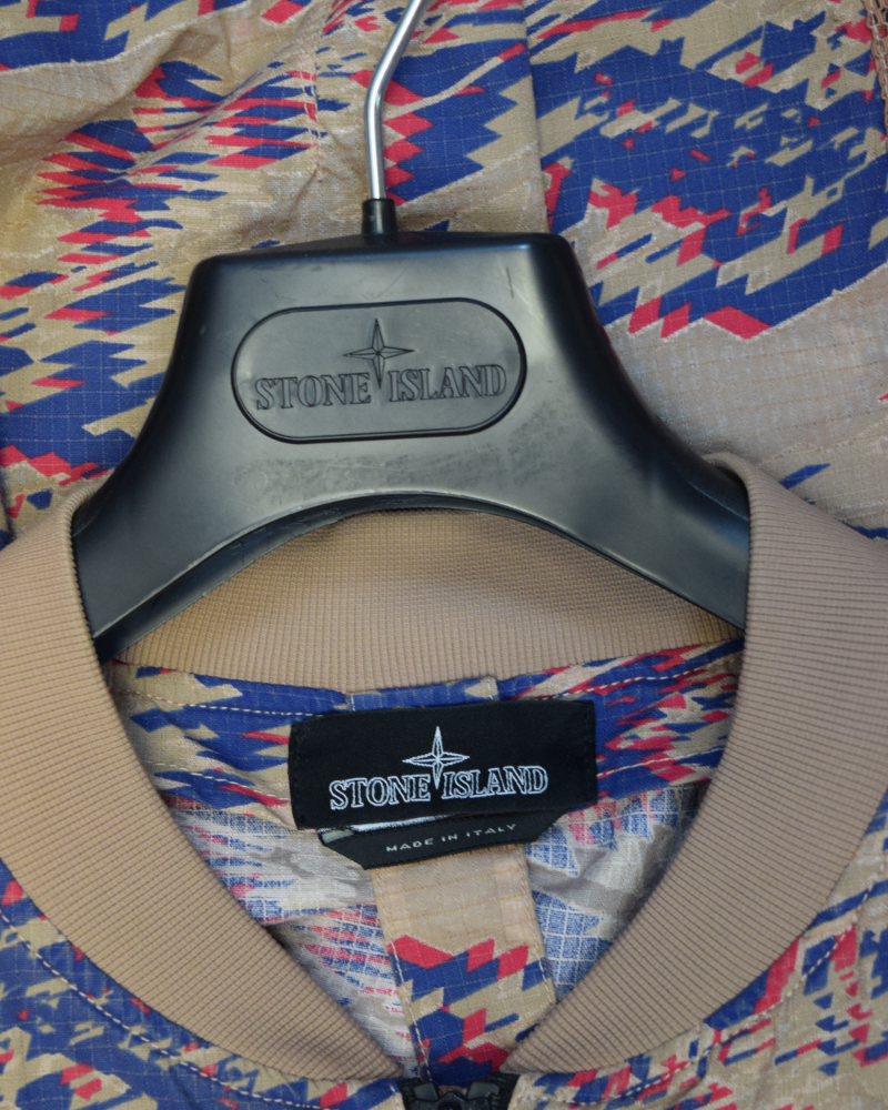 Stone island Shadow Project DPM Ripstop Devore Jacket Pink Camo detail view