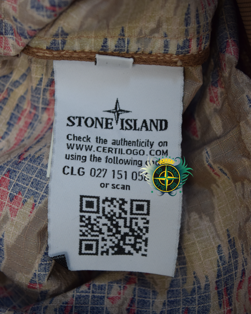 Stone island Shadow Project DPM Ripstop Devore Jacket Pink Camo detail view