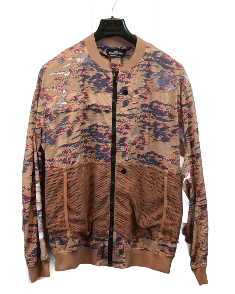 Stone island Shadow Project DPM Ripstop Devore Jacket Pink Camo front view