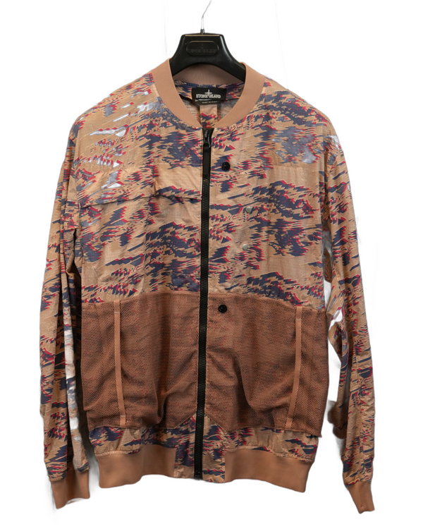Stone island Shadow Project DPM Ripstop Devore Jacket Pink Camo front view