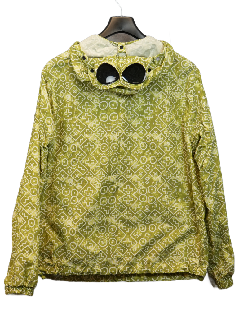 C.P. Company Flatt Nylon Goggle Jacket Green back view