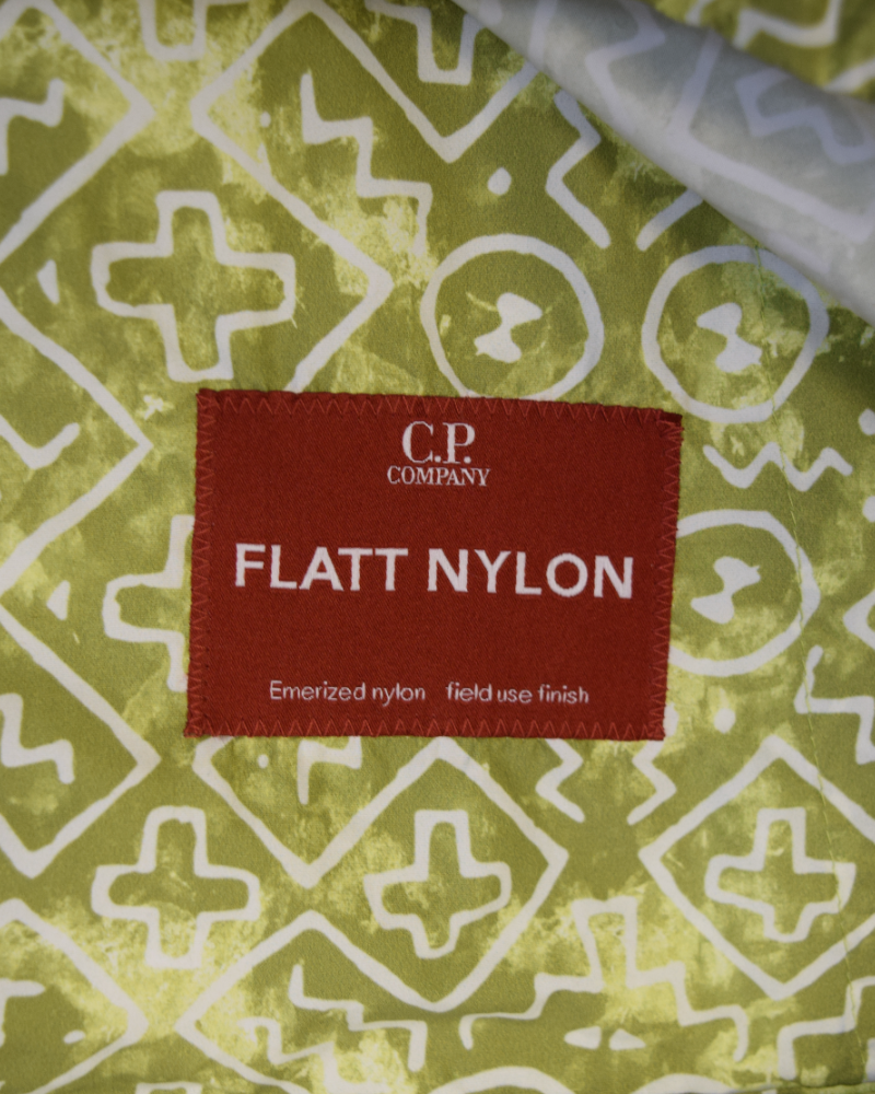 C.P. Company Flatt Nylon Goggle Jacket Green detail view