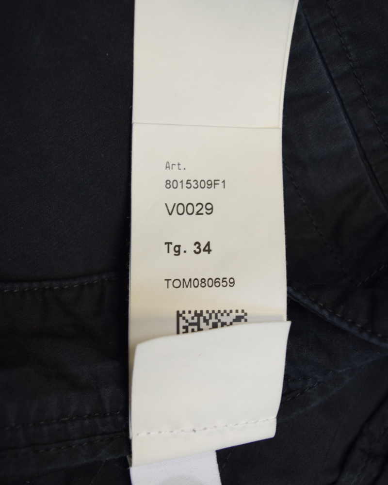 Stone Island Ghost Project Cargos Black detail view