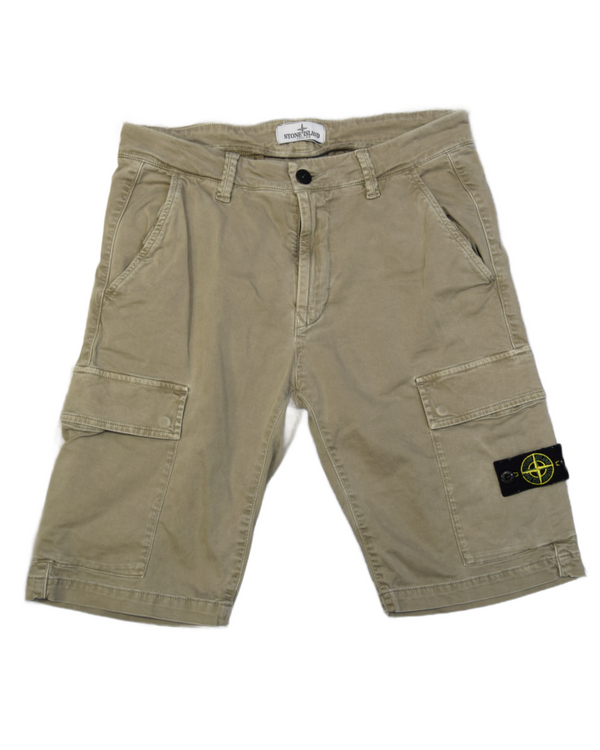 Stone Island Kids Cargo Shorts Stone front view