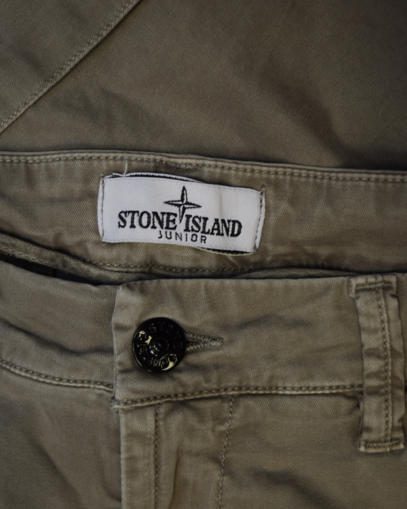 Stone Island Kids Cargo Shorts Stone detail view