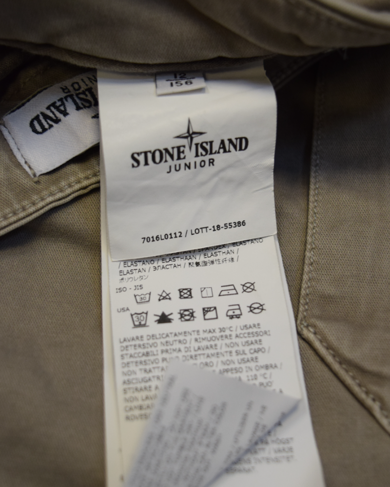 Stone Island Kids Cargo Shorts Stone detail view