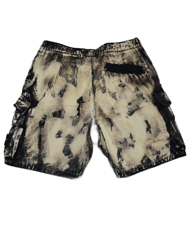 Stone island X Snowbeast Custom Cargo Shorts back view
