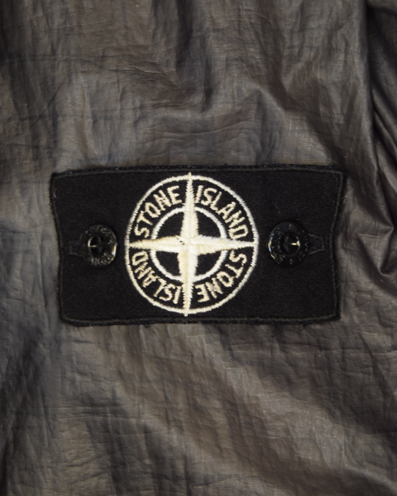 Stone island 2000 Special Process Liquid Reactive Jacket Green detail view