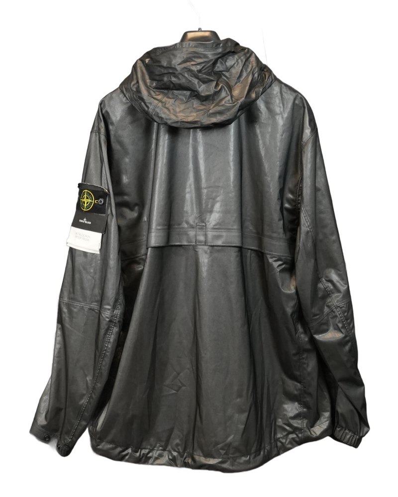 Stone Island Metalic Run Proof Nylon Metal Jacket Black detail view