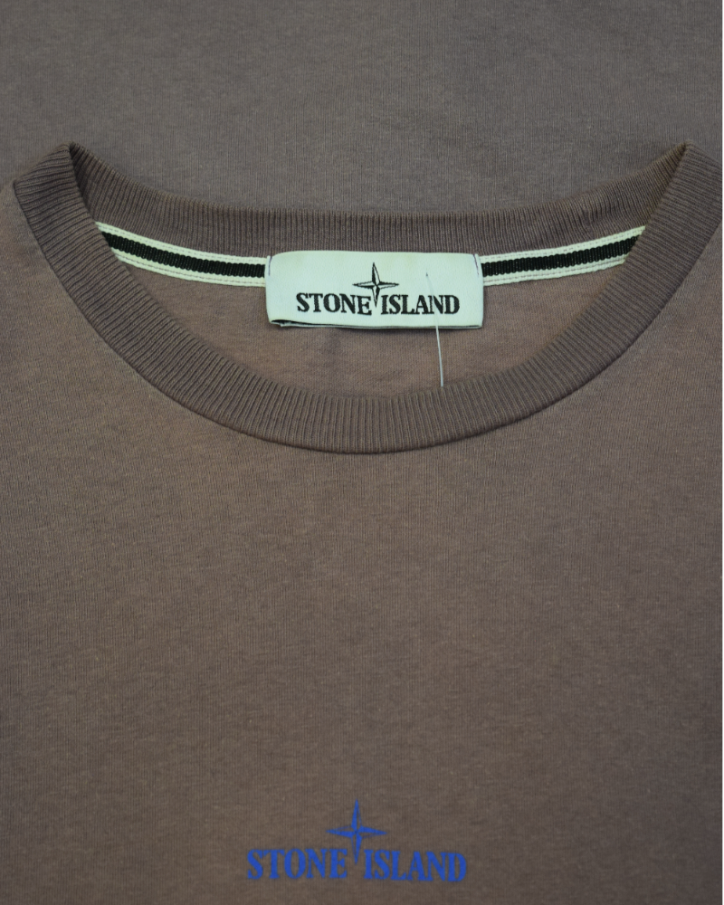 Stone island Back Print T-Shirt Dusty Pink detail view