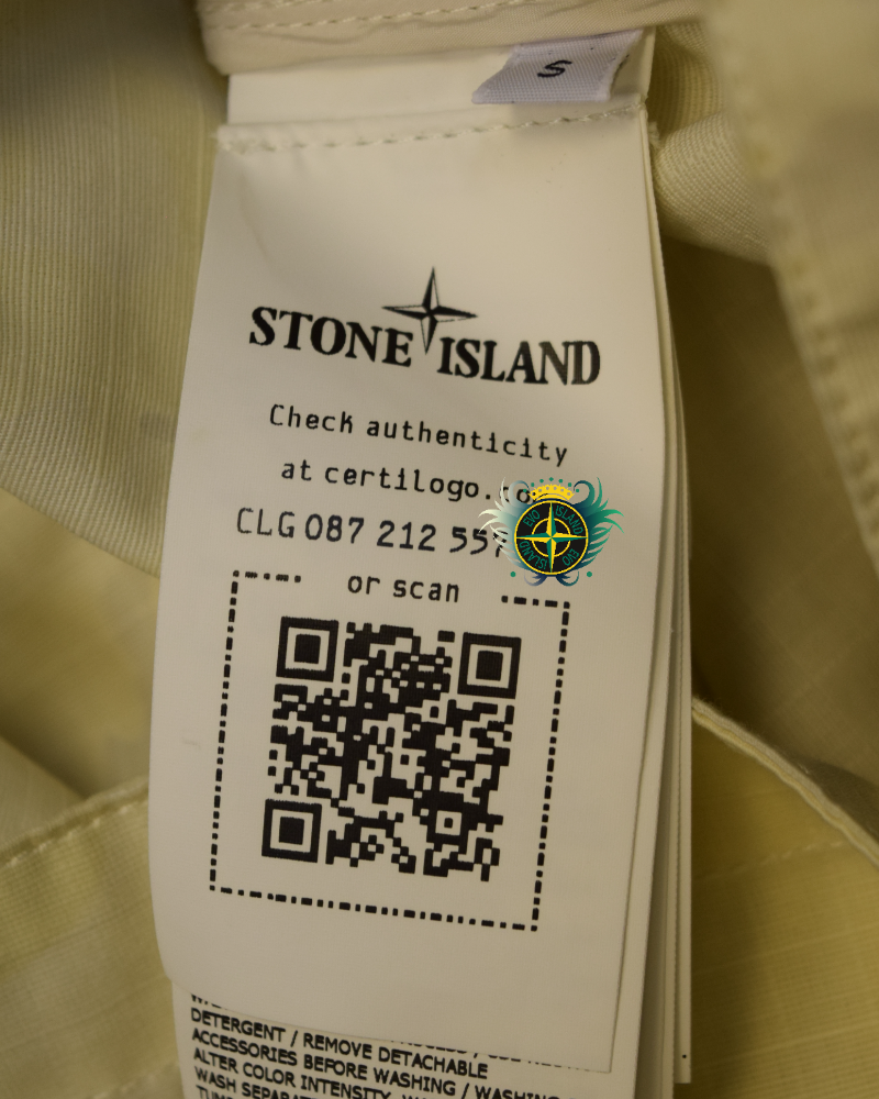Stone Island x Supreme Cotton Ripstop Ice Jacket camo detail view