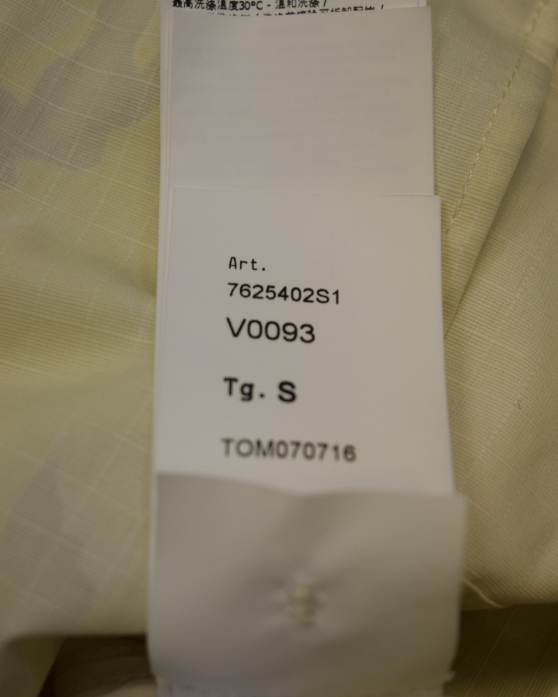 Stone Island x Supreme Cotton Ripstop Ice Jacket camo detail view