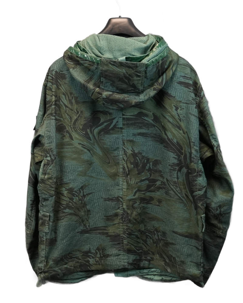 Stone island Shadow Project Printed Cordura- TC Green back view