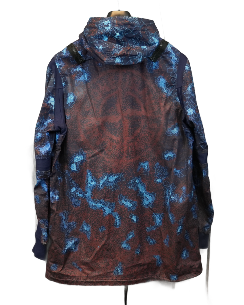 Stone Island Printed Heat Reactive Thermosensenstive Jacket Blue back view