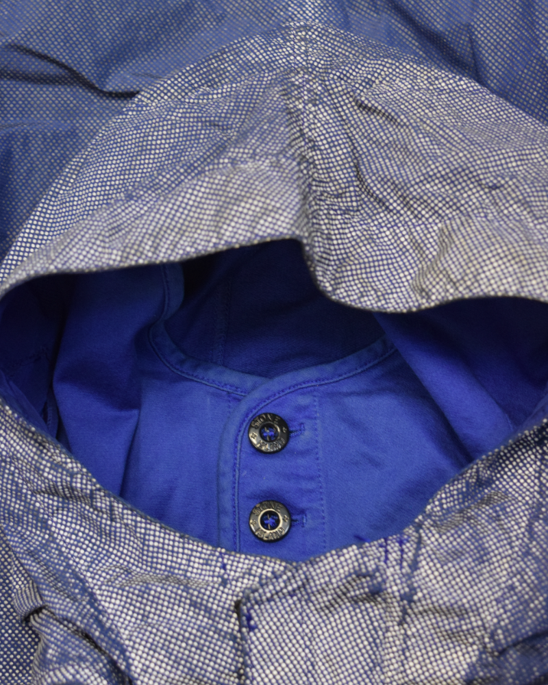 Stone Island Garment Dyed Pixel Reflecive Jacket Blue detail view