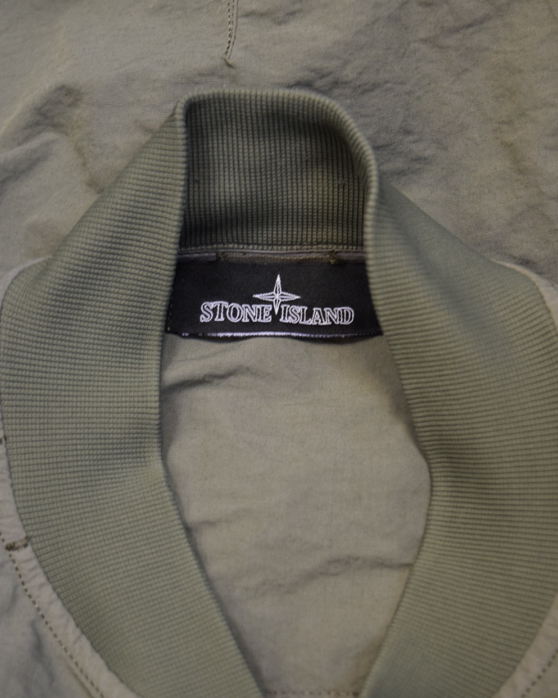 Stone Island Shadow Project Naslan Jacket Green detail view
