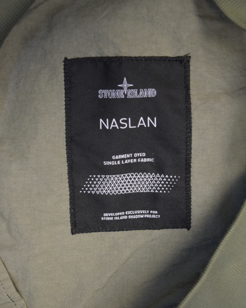Stone Island Shadow Project Naslan Jacket Green detail view