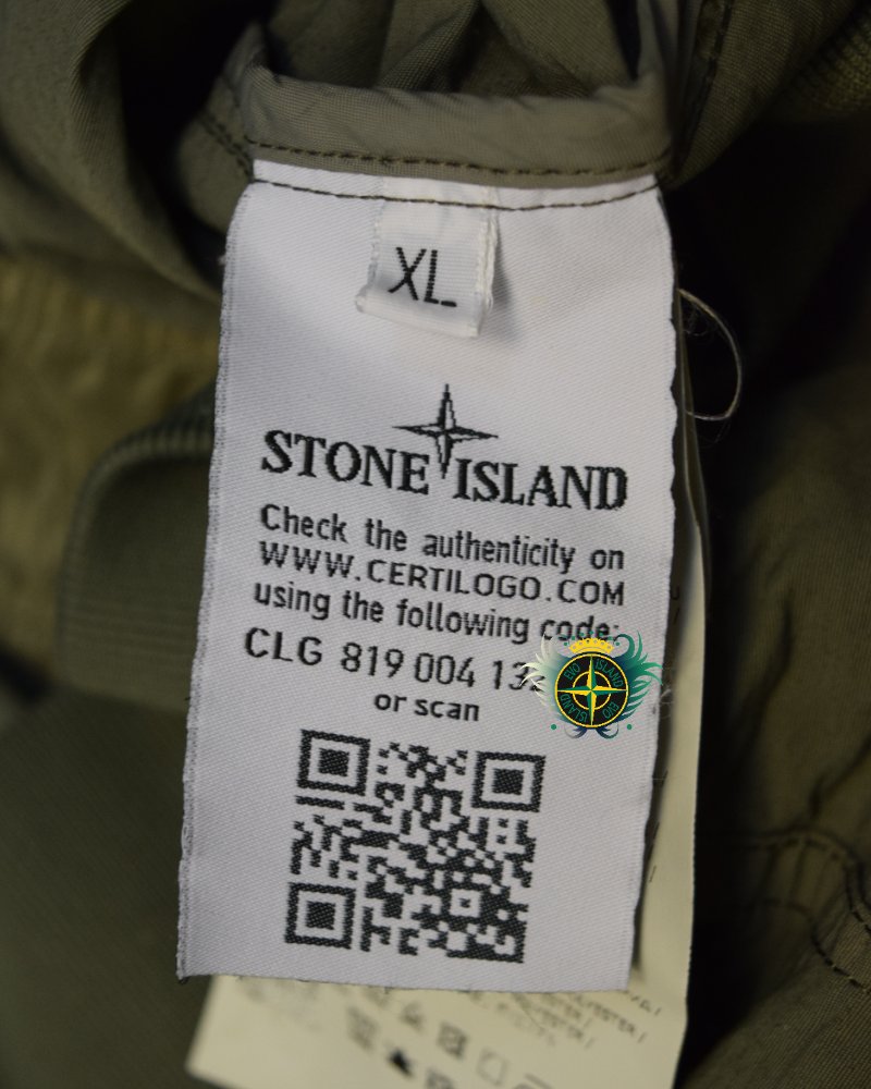 Stone Island Shadow Project Naslan Jacket Green detail view