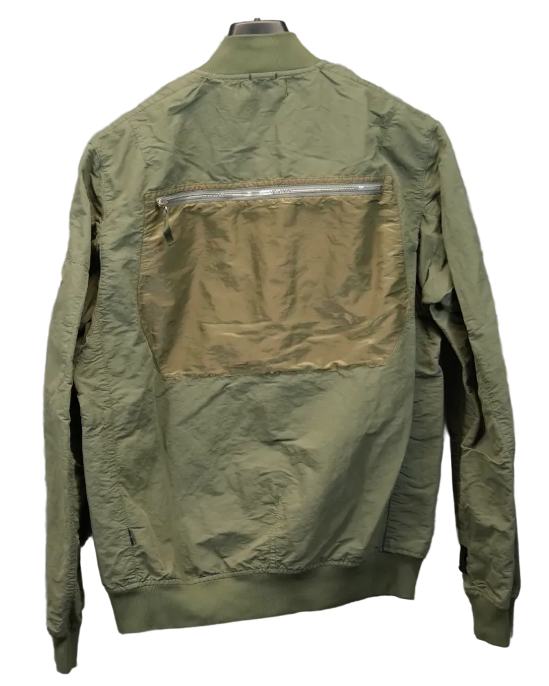 Stone Island Shadow Project Naslan Jacket Green back view