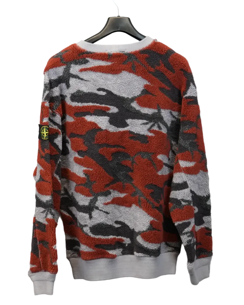 Stone Island Heritage Camo Crewneck Camo back view