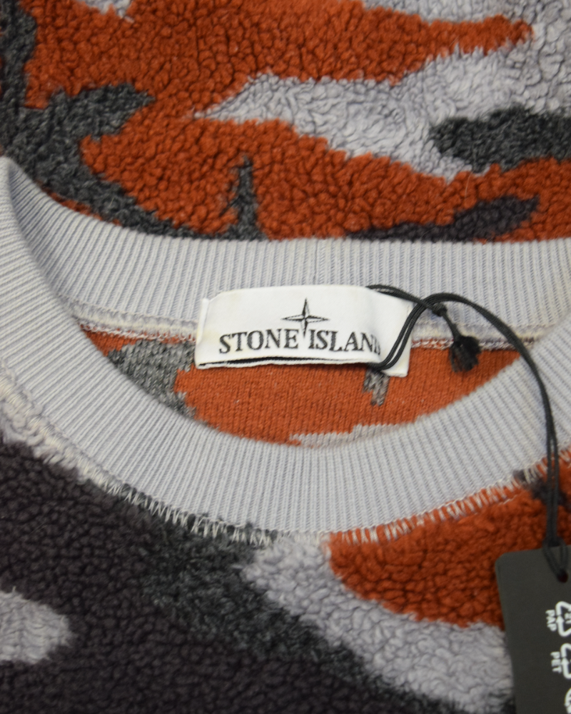 Stone Island Heritage Camo Crewneck Camo detail view