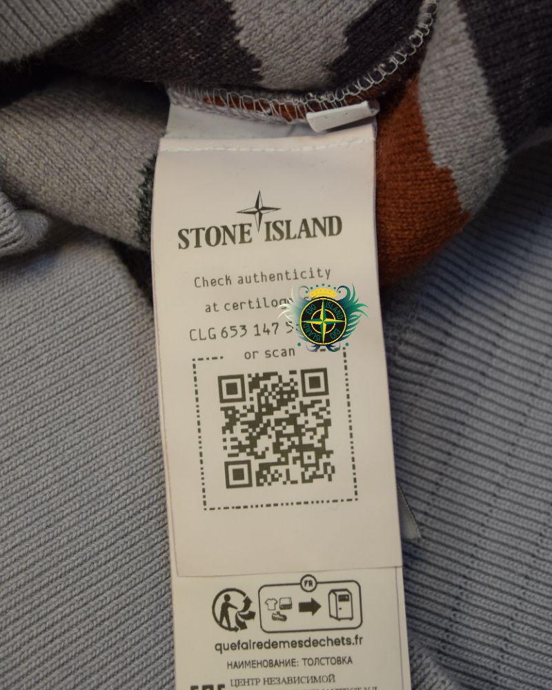 Stone Island Heritage Camo Crewneck Camo detail view